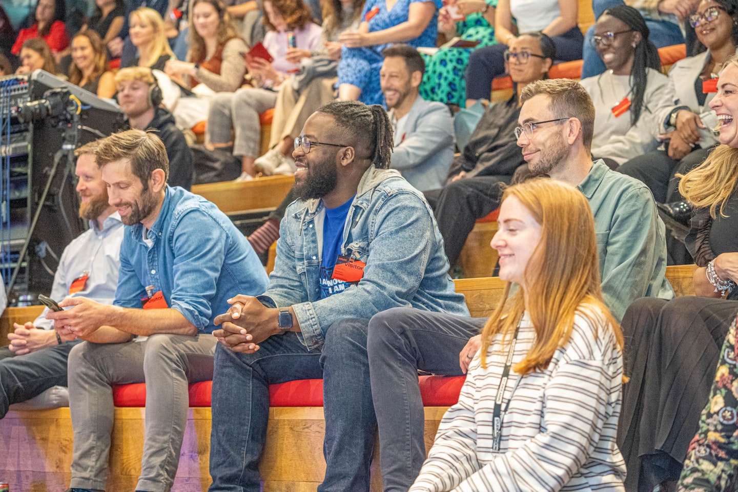 Pictured the audience of the UK's first Dad Summit in London, 2025.