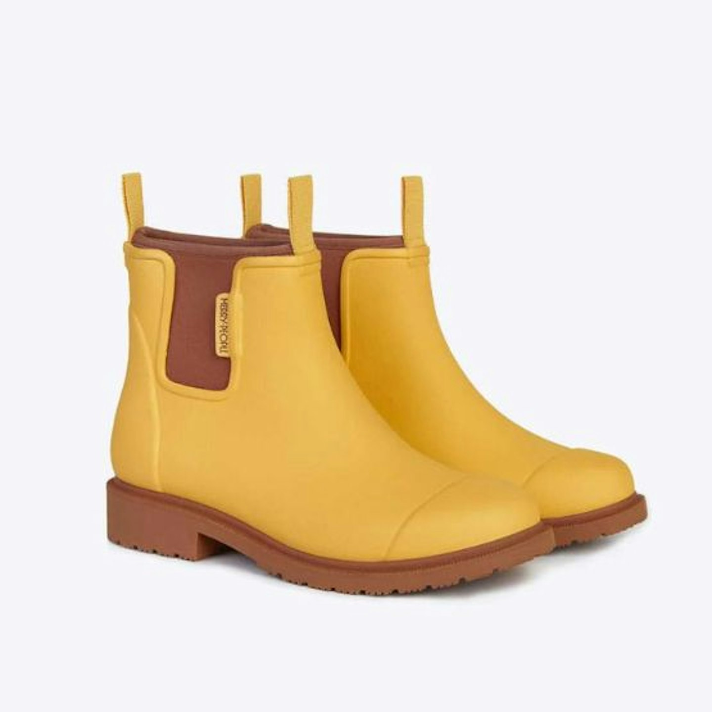Merry People Bobbi ankle boots in Mustard Yellow