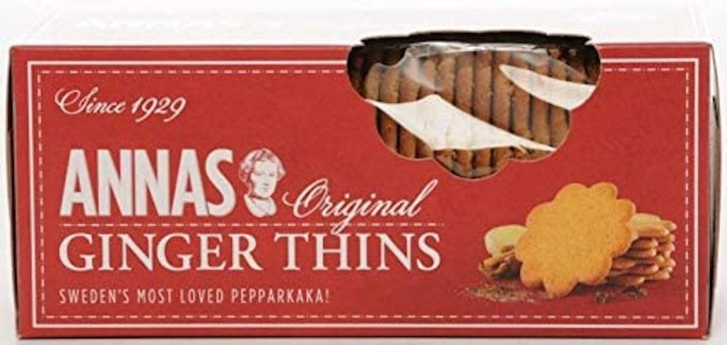 Annas Traditional Swedish Ginger Thins (Pack of 3)