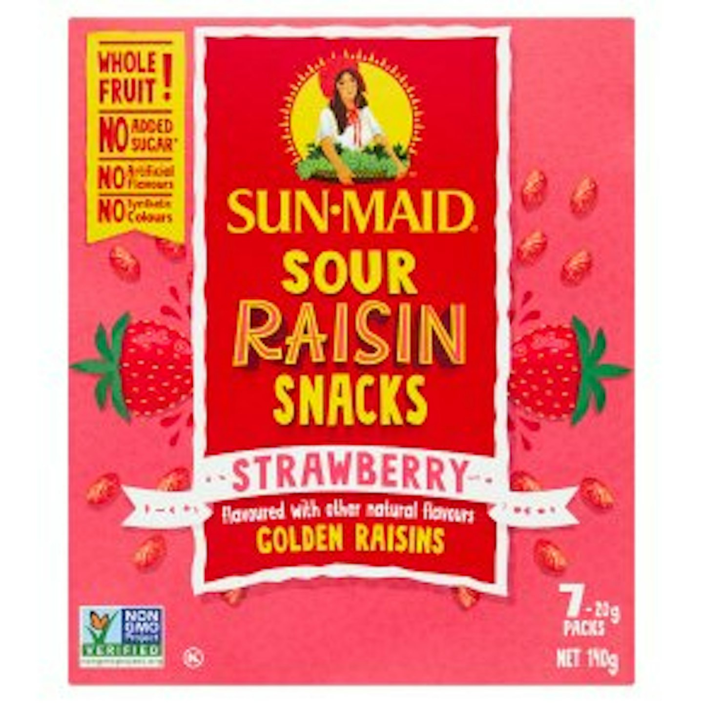 Sun Maid Sour Raisins Strawberry (7 x 20g) 