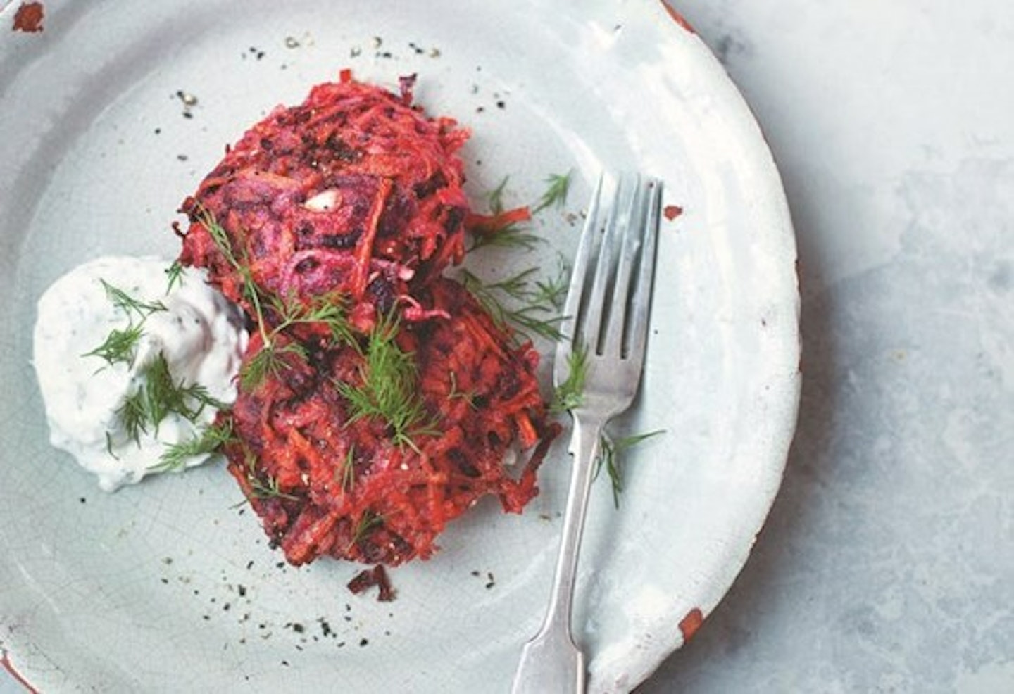 Beetroot Carrot Fritters