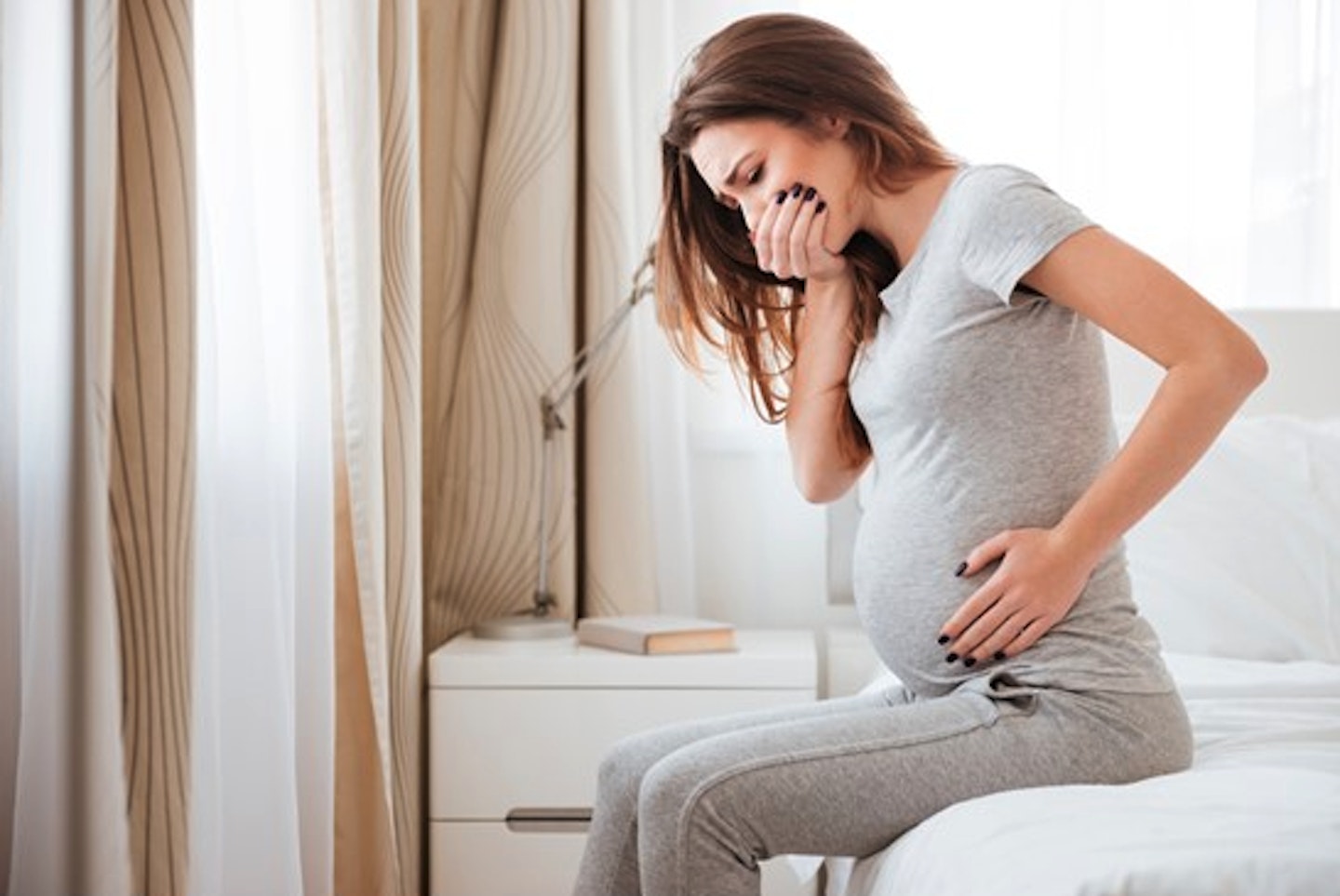 woman being sick