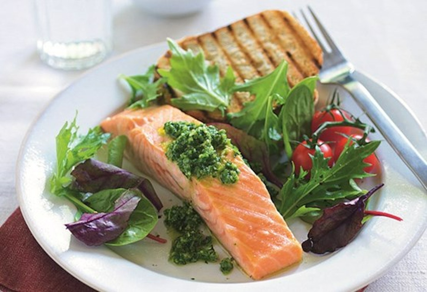 Salmon With Pesto