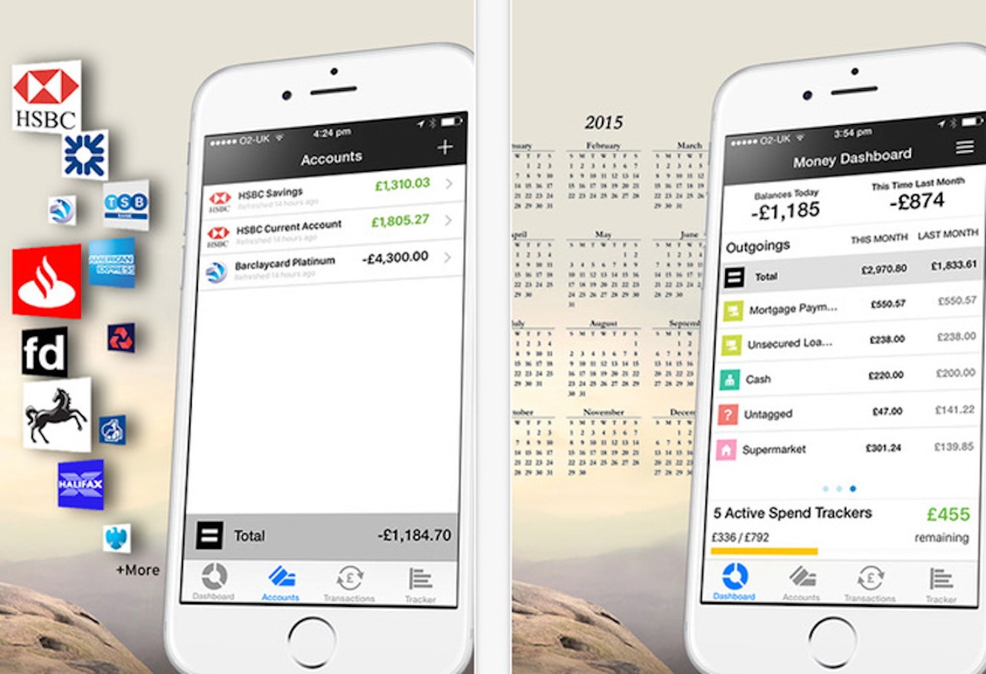 Money Dashboard app