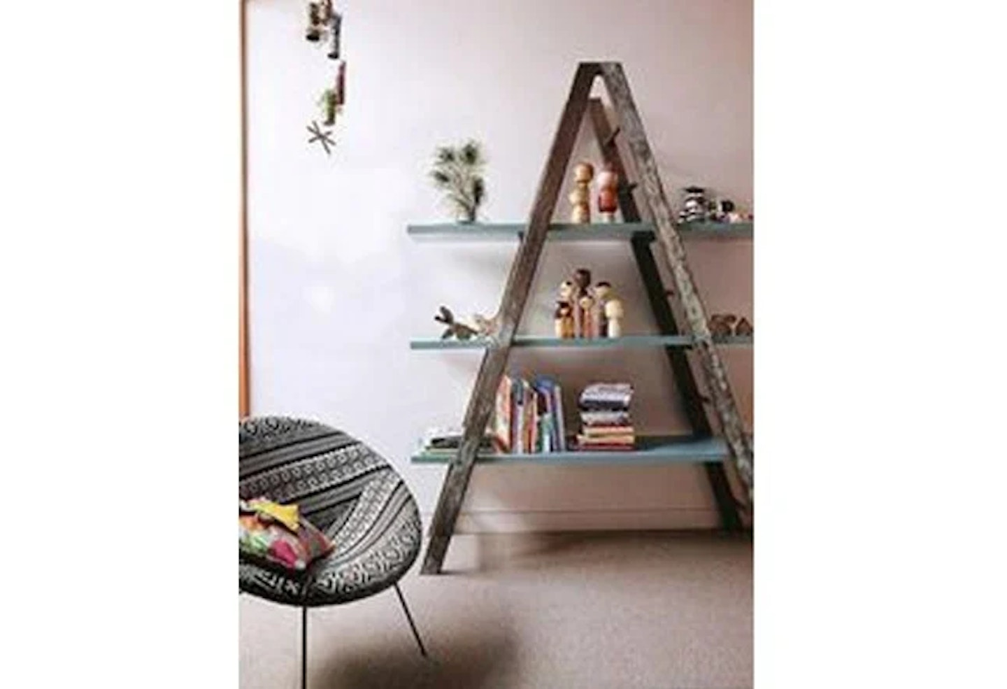 Ladder as a bookshelf