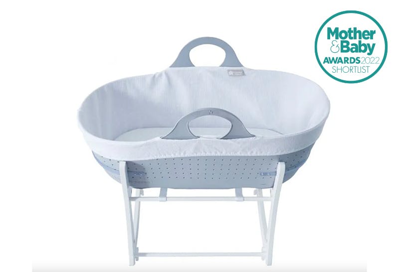 Wide moses basket sales stand