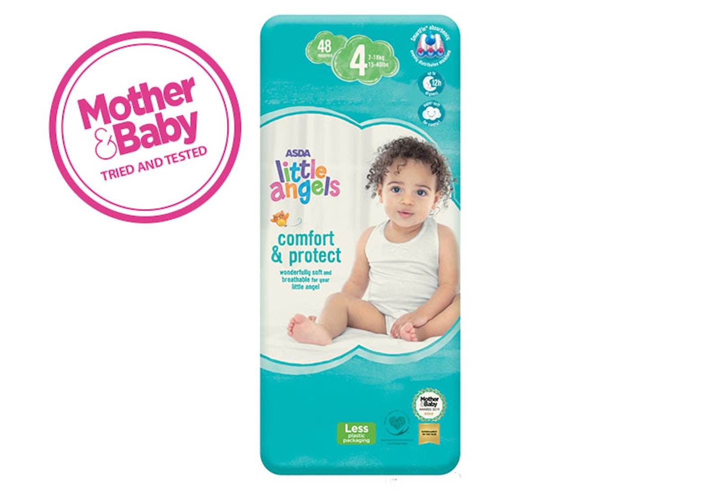 Asda Little Angels Comfort & Protect nappies