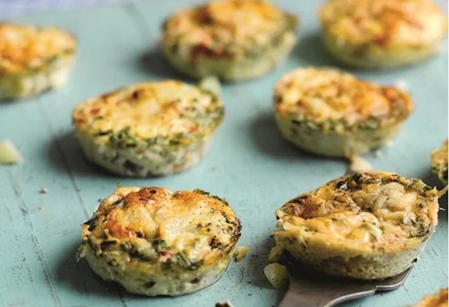 Mini cheese and potato frittatas