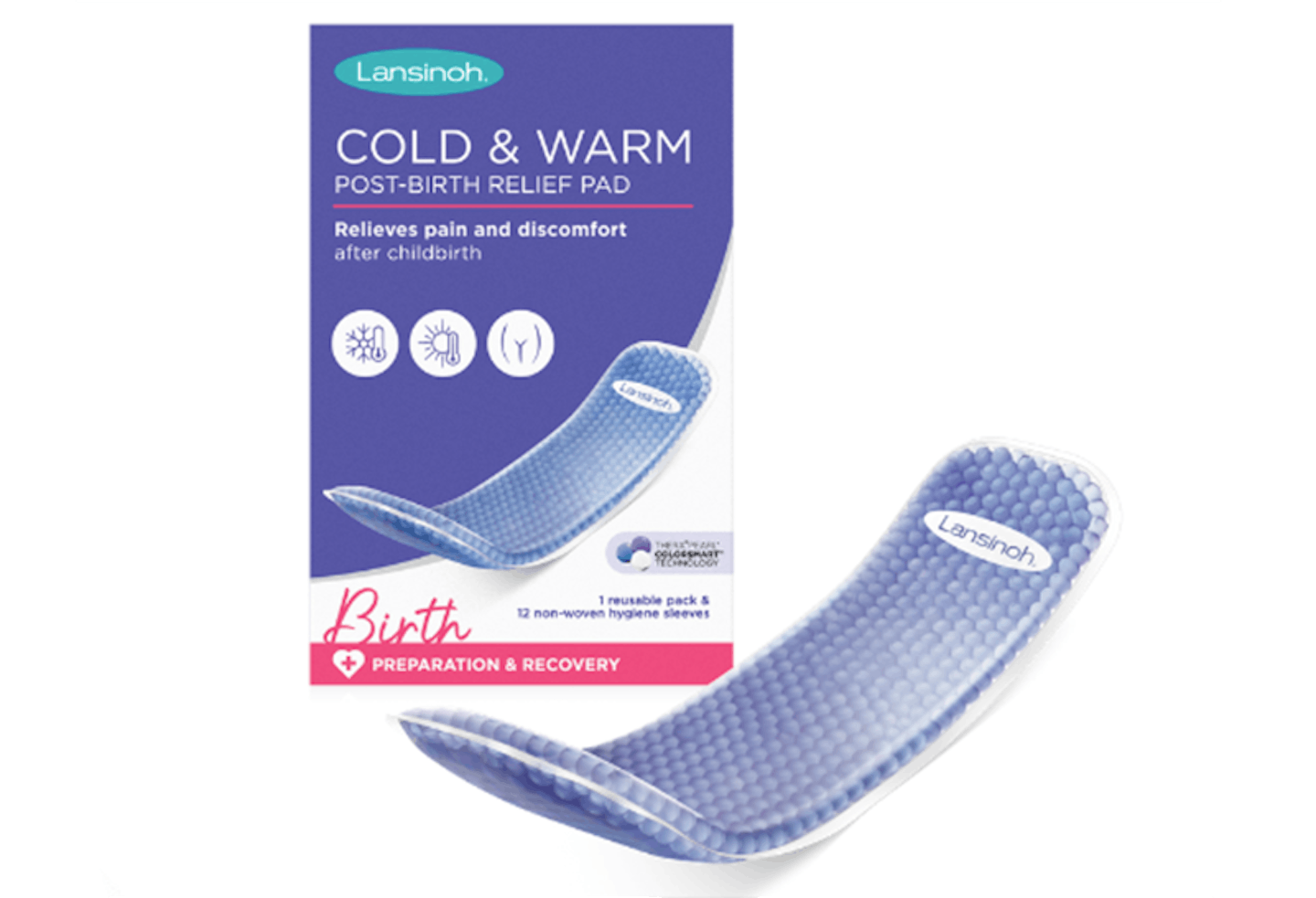 Cold and Warm Post-Birth Relief Pad