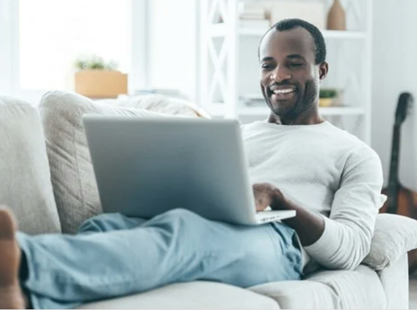 Man with laptop