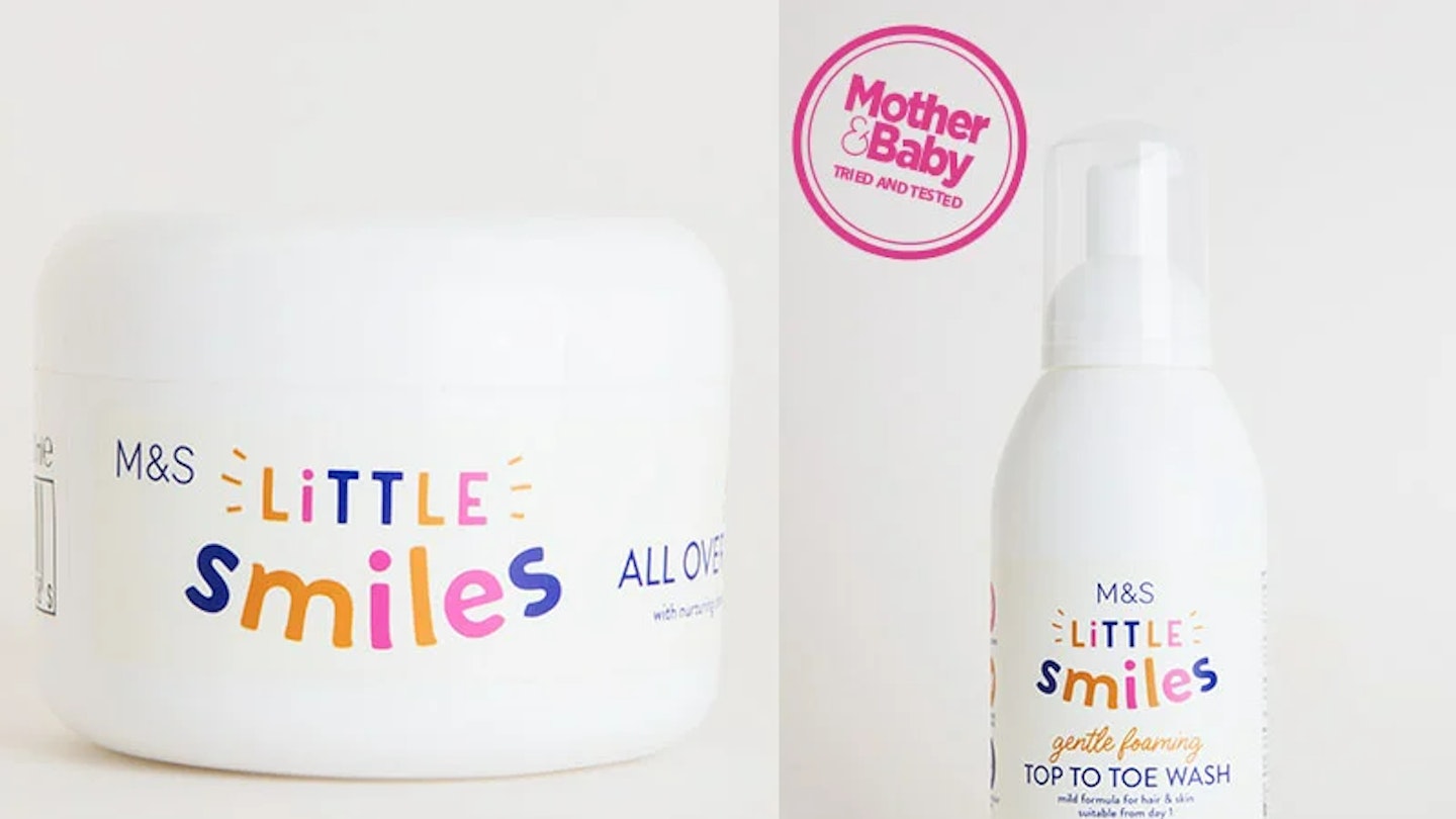 M&S Little Smiles All Over Body Cream and Top-To-Toe Wash