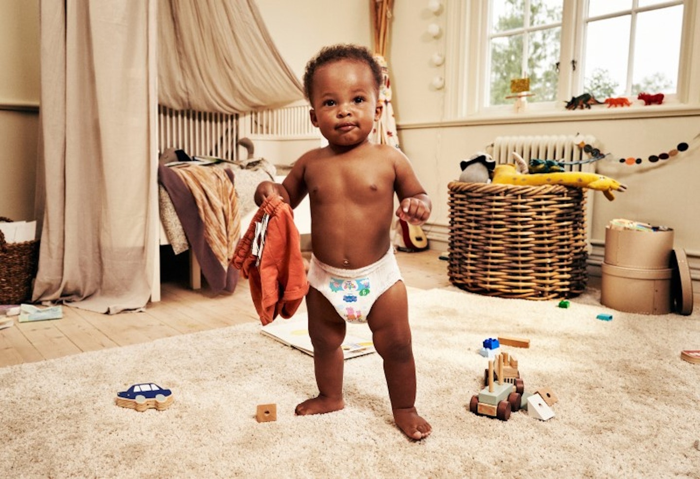 Nappy pants help baby from the moment they're on the move