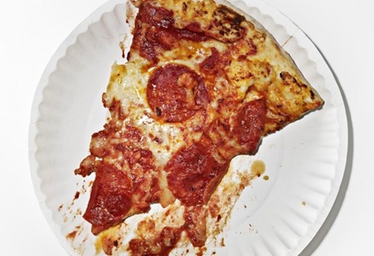 An image of a slice of pizza
