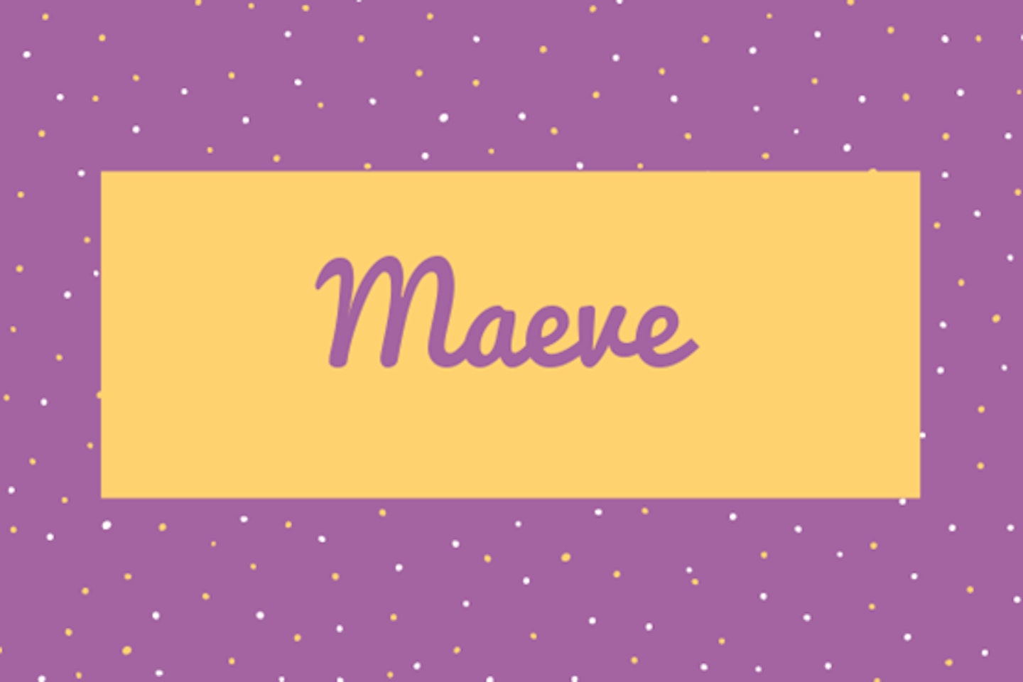 9) Maeve