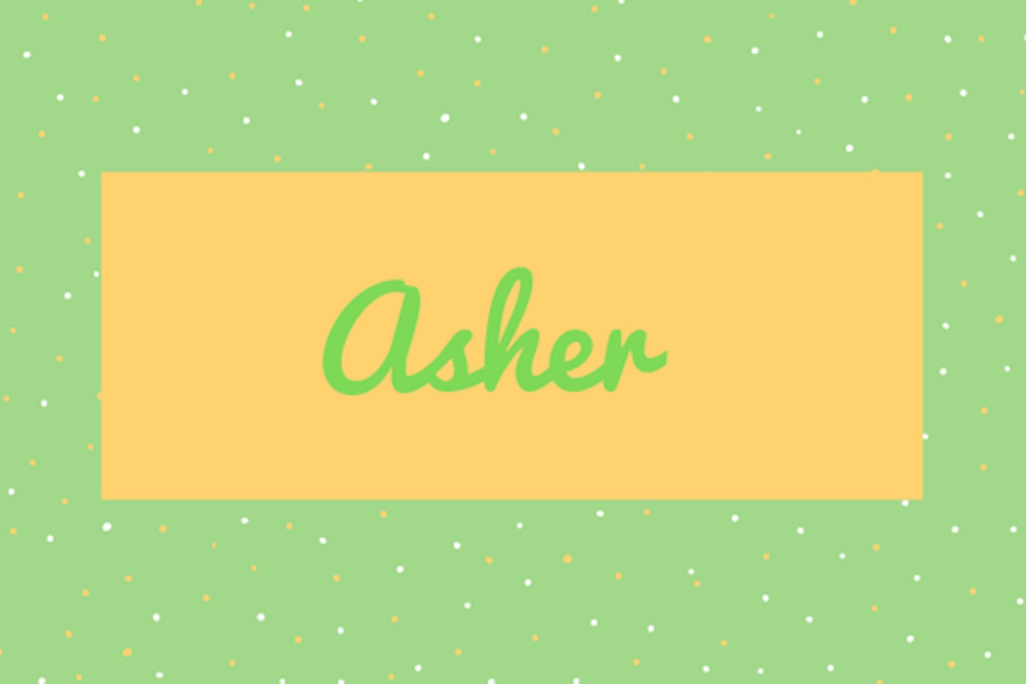 10) Asher