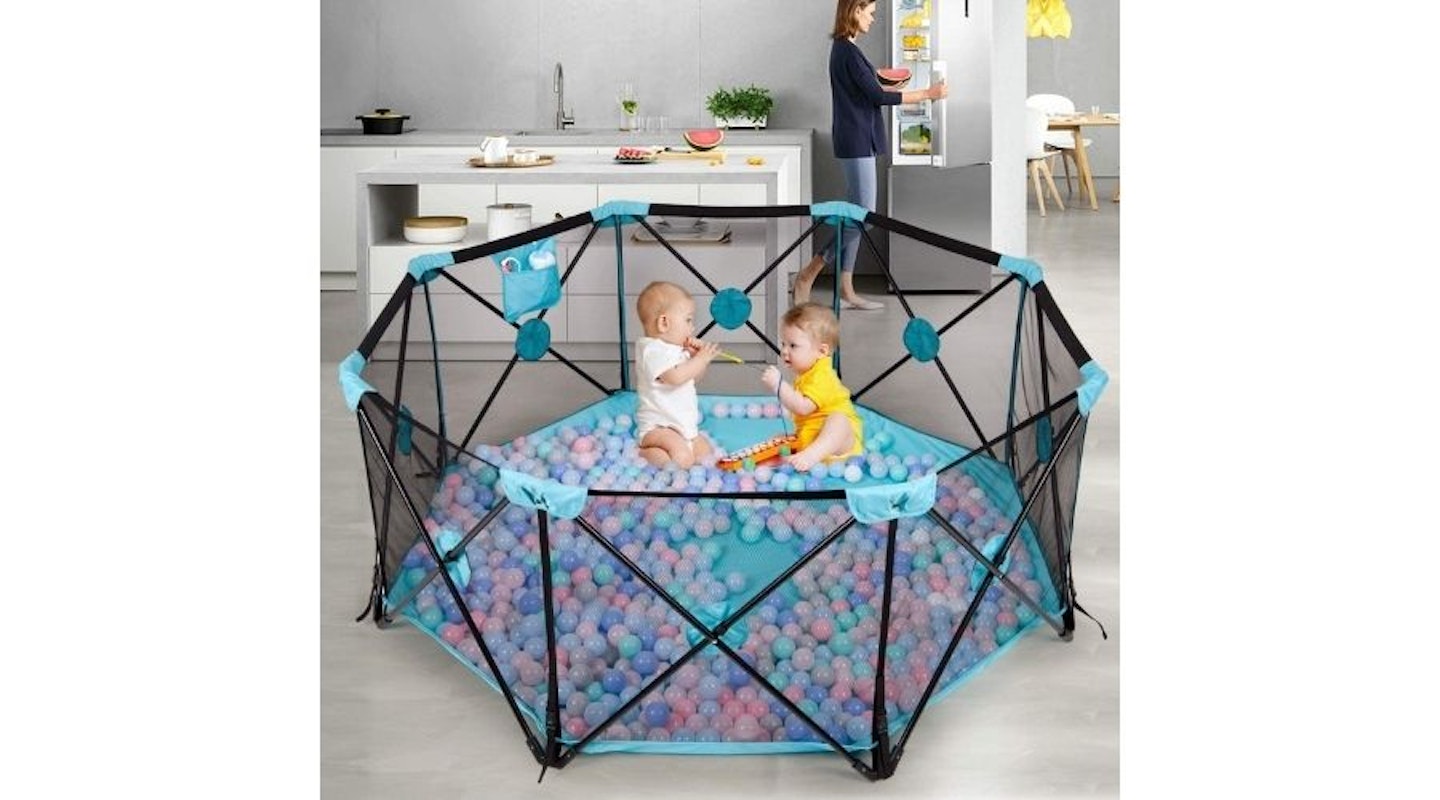 best baby playpen Hadwin 8 Panel Foldable and Portable Baby Playpen