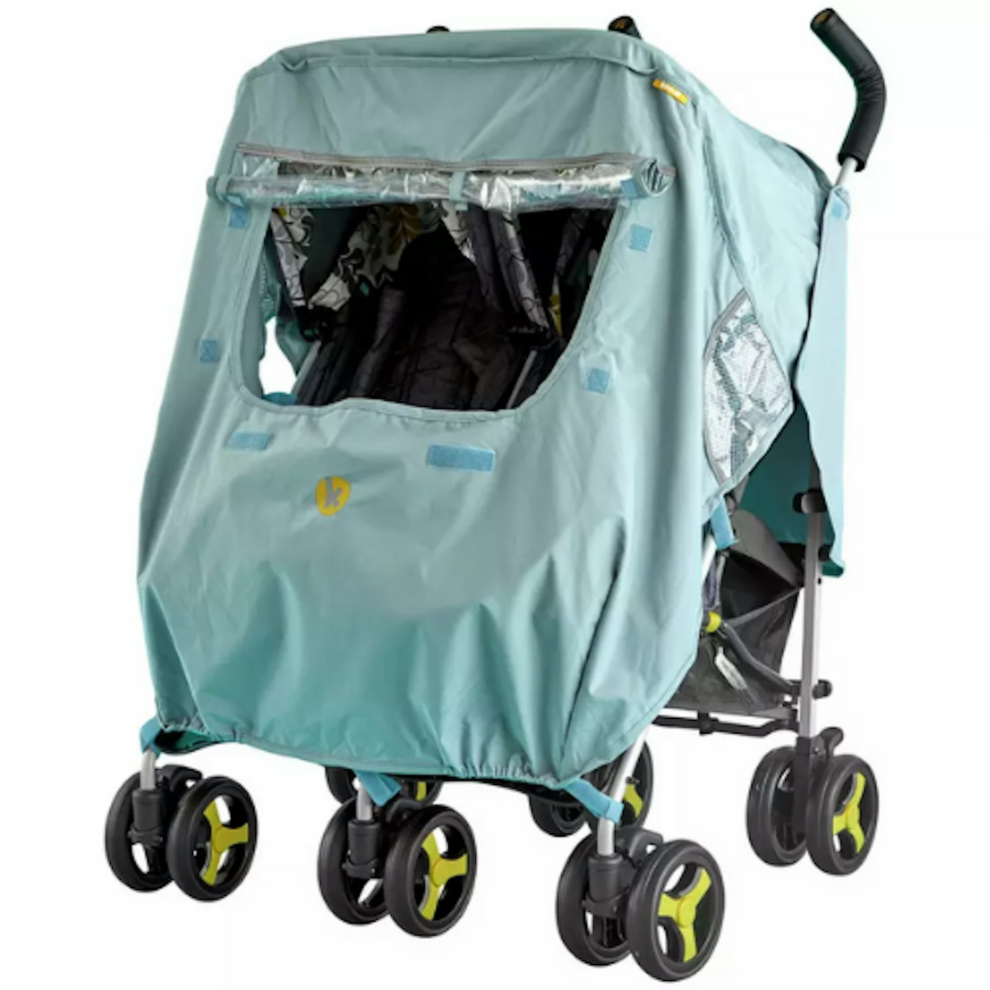 universal double stroller rain cover - koo-di - big little smiles