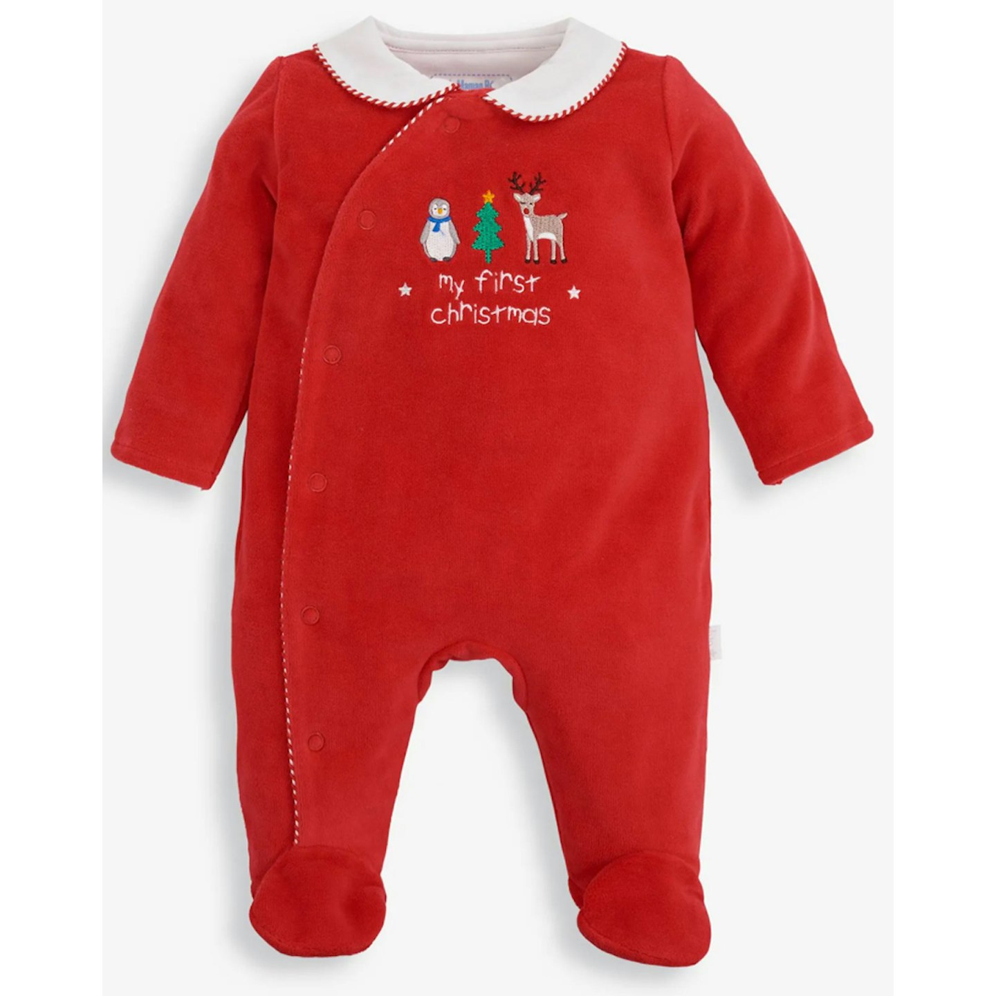 MY FIRST CHRISTMAS BABY SLEEPSUIT