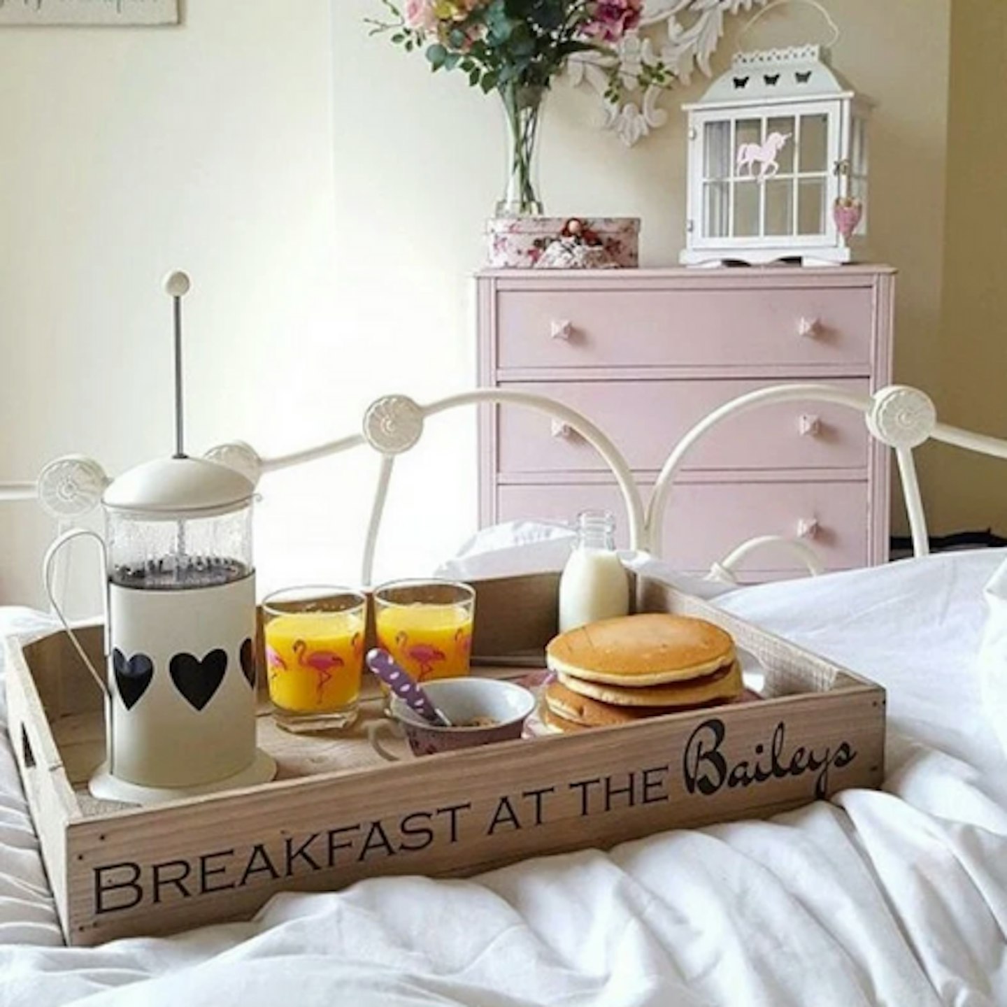 Personalised Rustic Wooden Tray