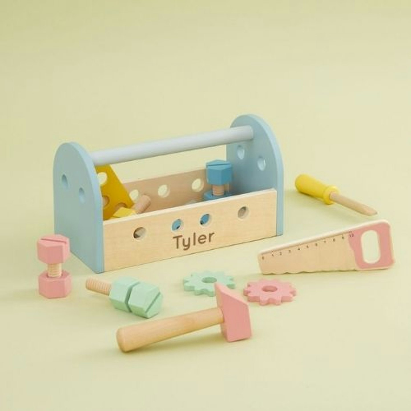 Personalised Wooden Tool Box Toy