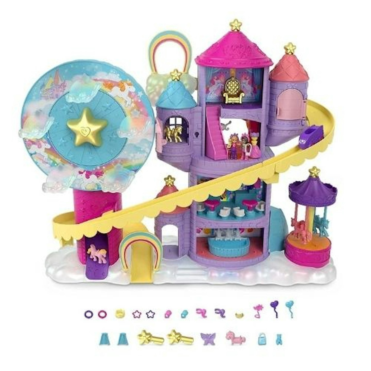 Polly Pocket Rainbow Funland Theme Park