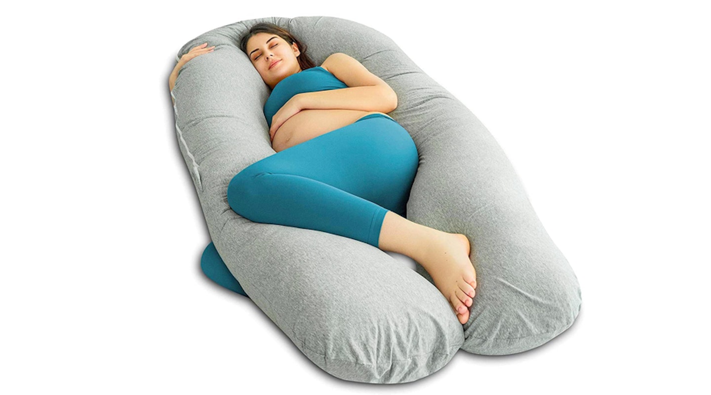 QUEEN ROSE Pregnancy Pillows, E Shaped Full Body Pillow for
