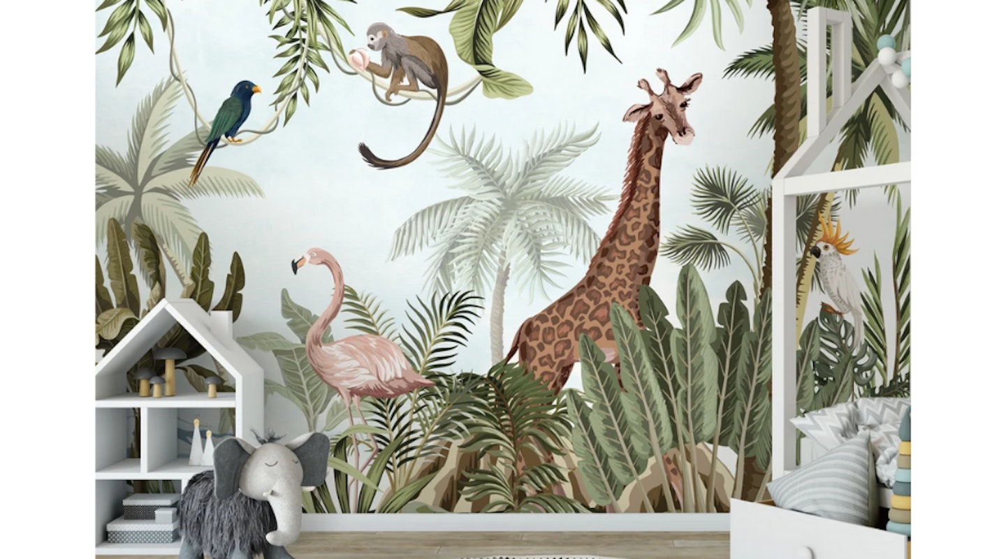 Safari Wallpaper With Exotic Animals