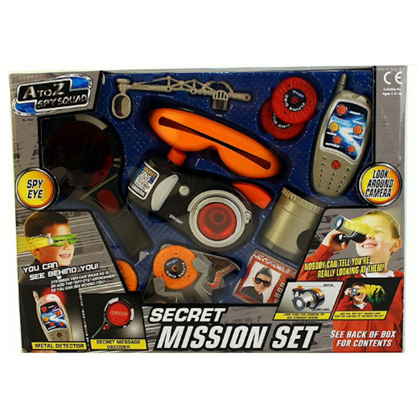 Secret Agent Spy Set Secret Mission Learn To Be A Spy Toy Set