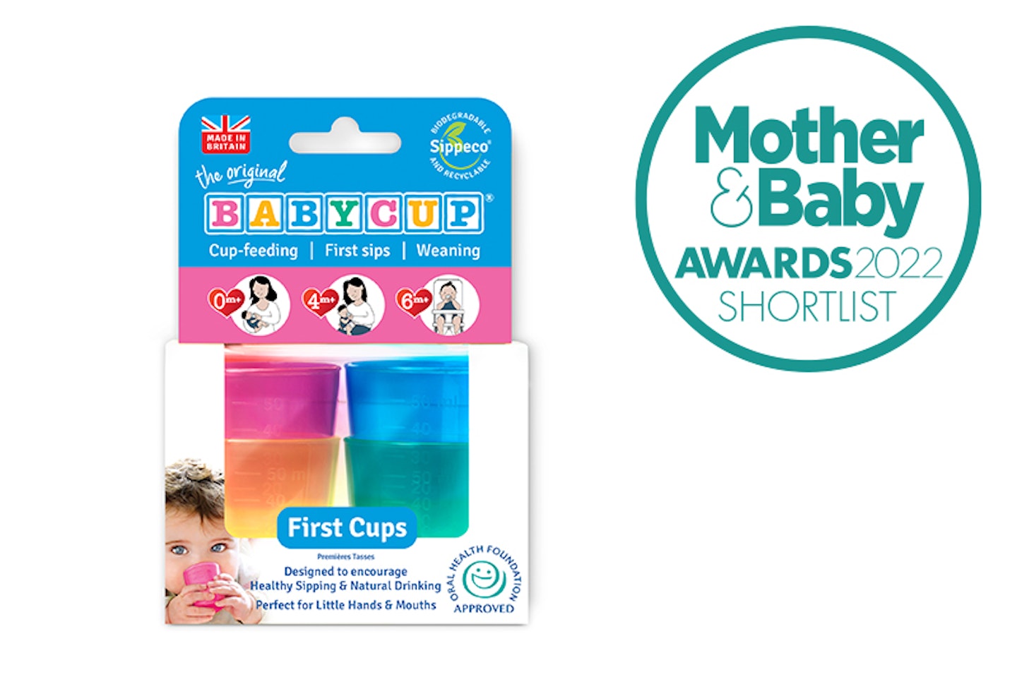 Babycup Sippeco First Cups 4-Cup Pack