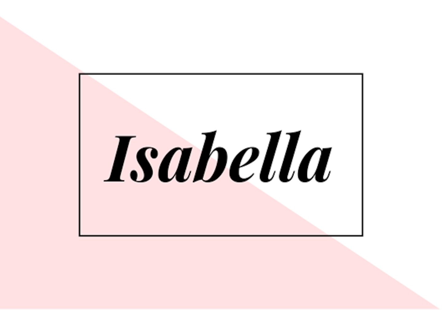 16) Isabella