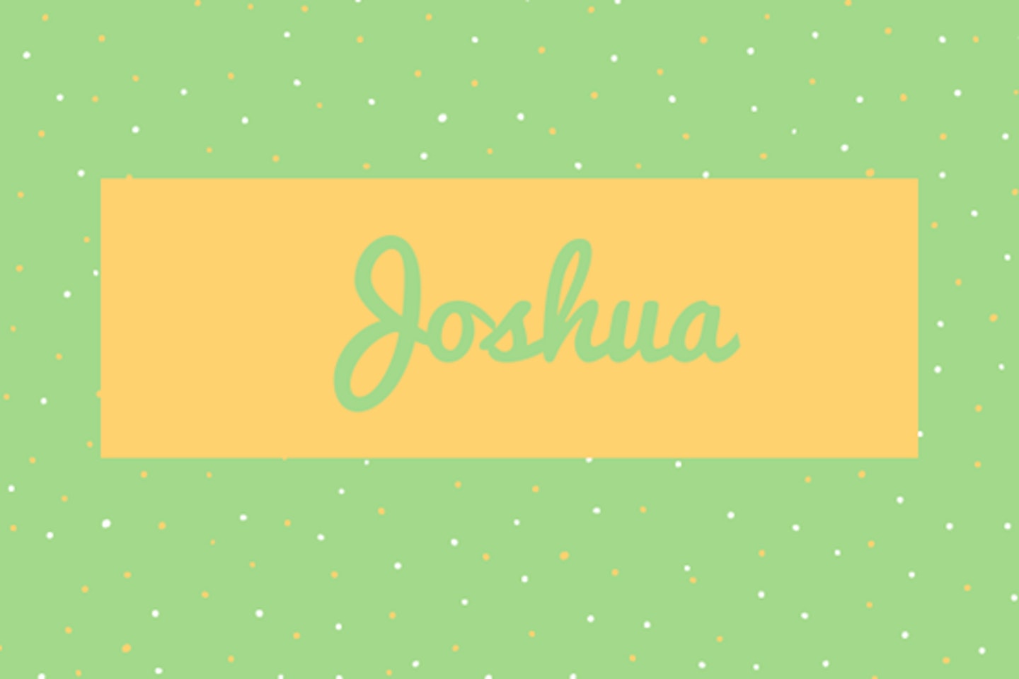 36) Joshua