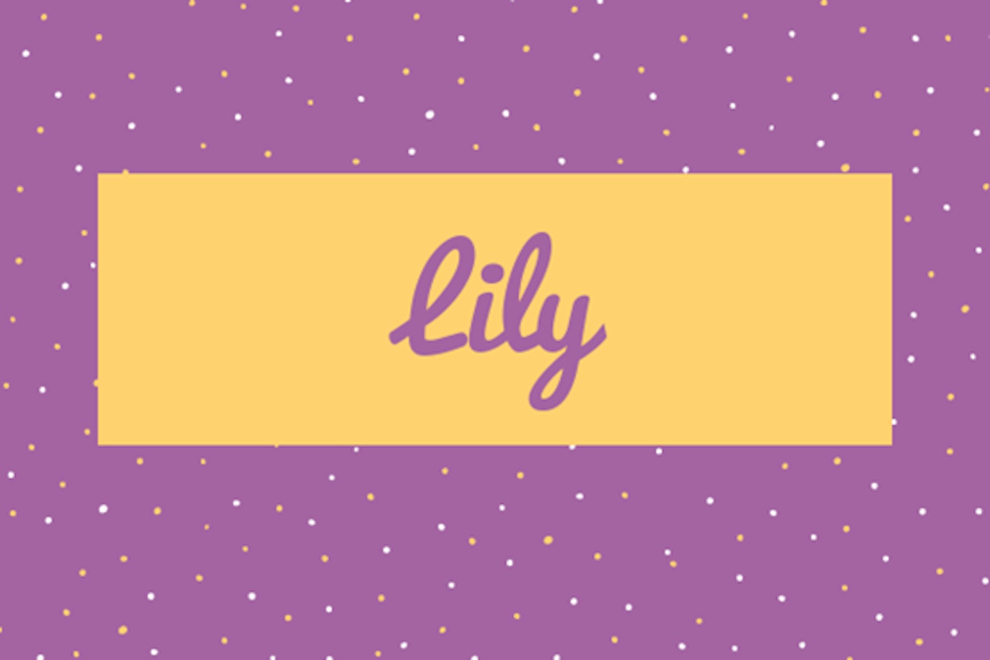 41) Lily
