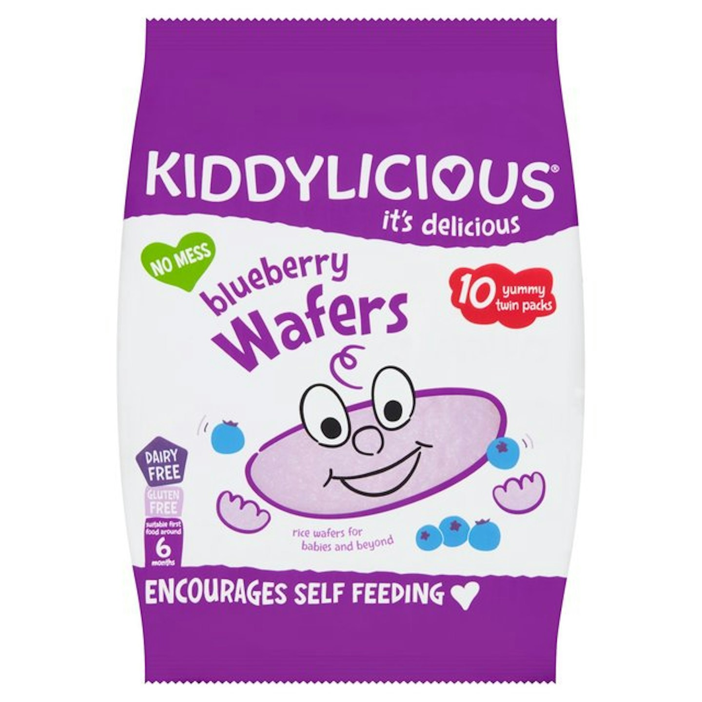 Kiddylicious Blueberry Wafers