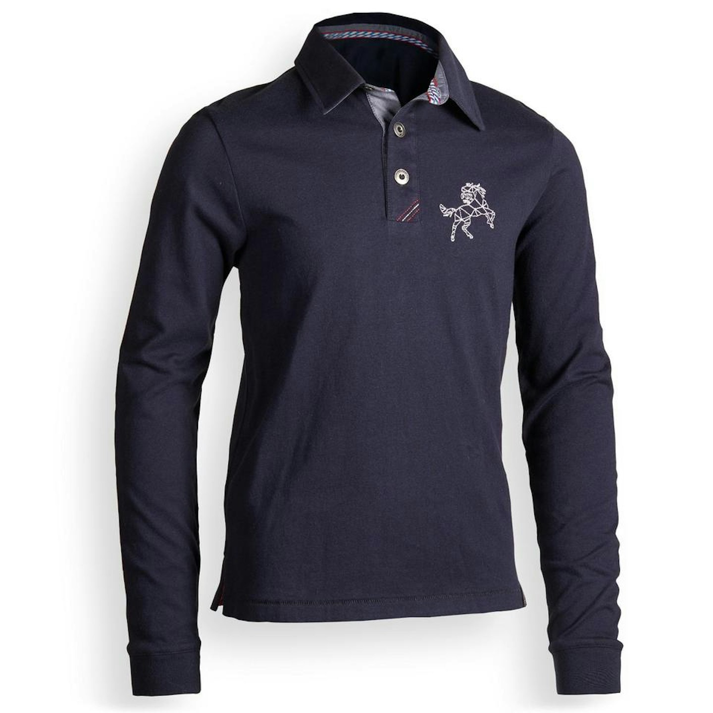 Fouganza Long-sleeved polo shirt