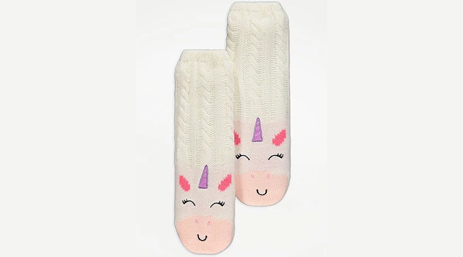 Unicorn best sale slippers asda