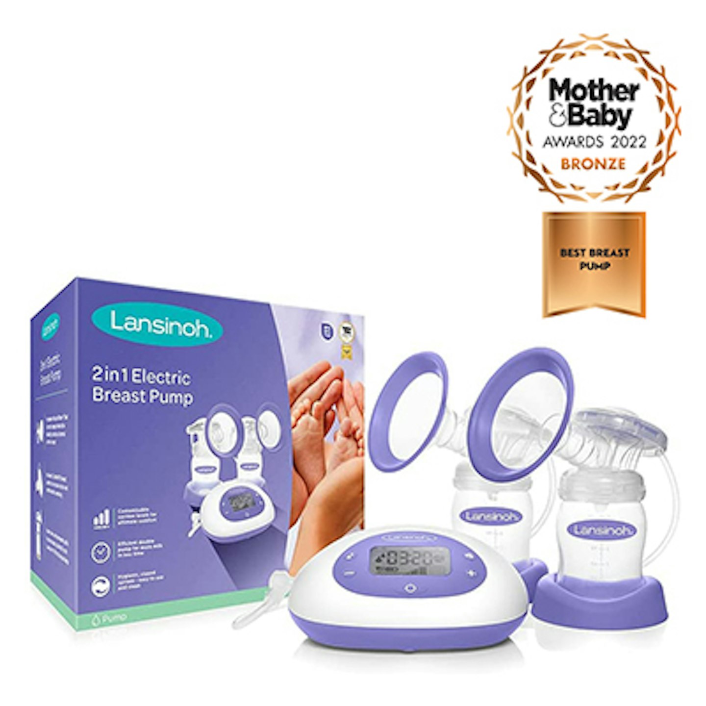 Lansinoh 2in1 Double Electric Breast Pump