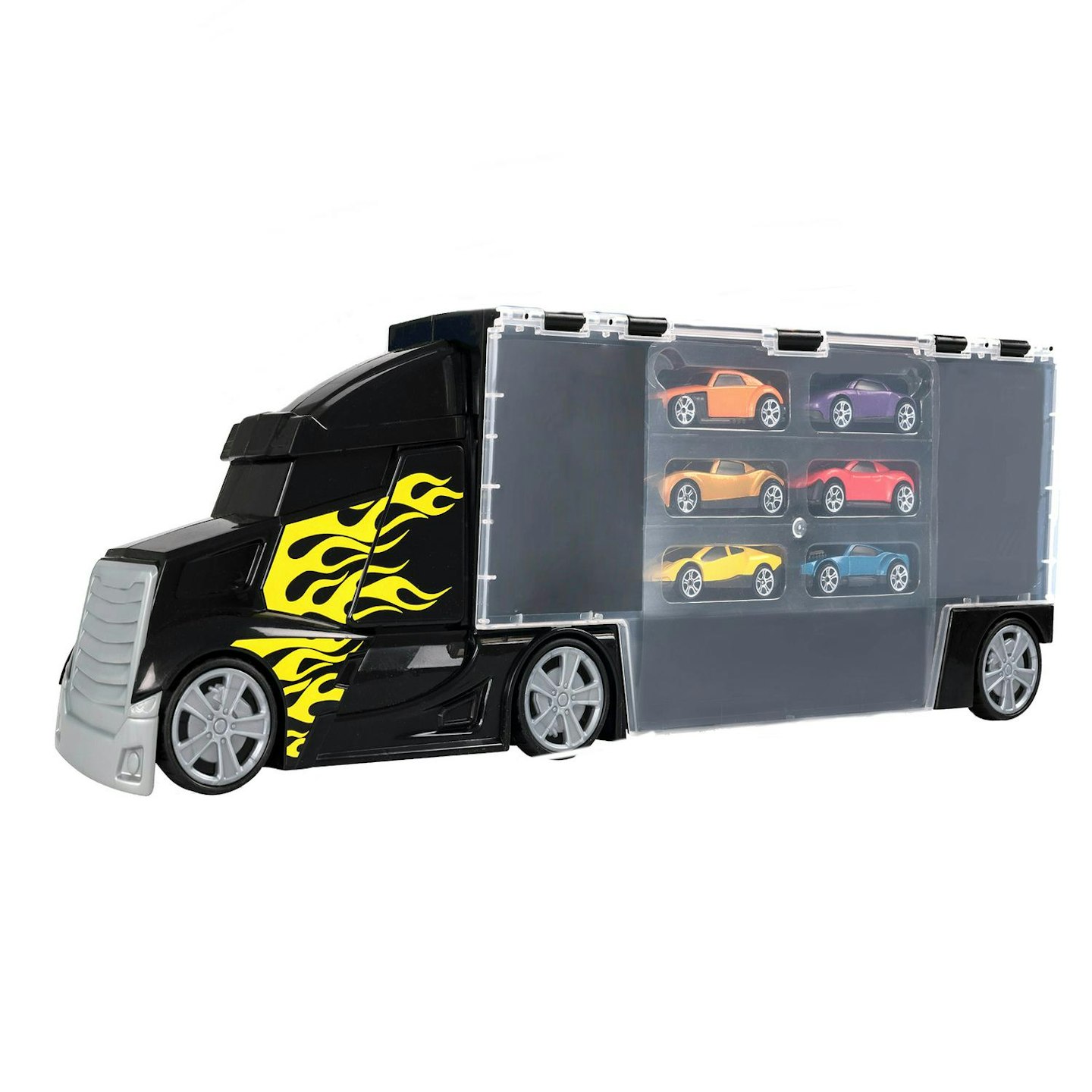 Chad Valley Transporter With 6 Cars