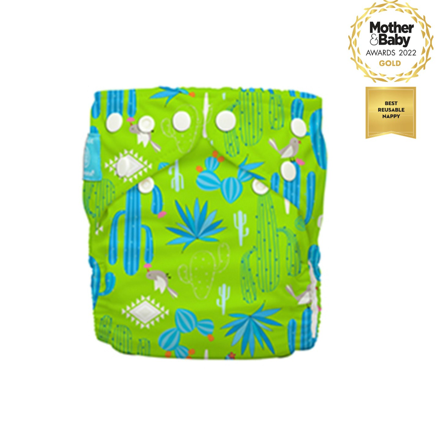 Charlie Banana Reusable One-Size Cloth Diaper with Fleece-square