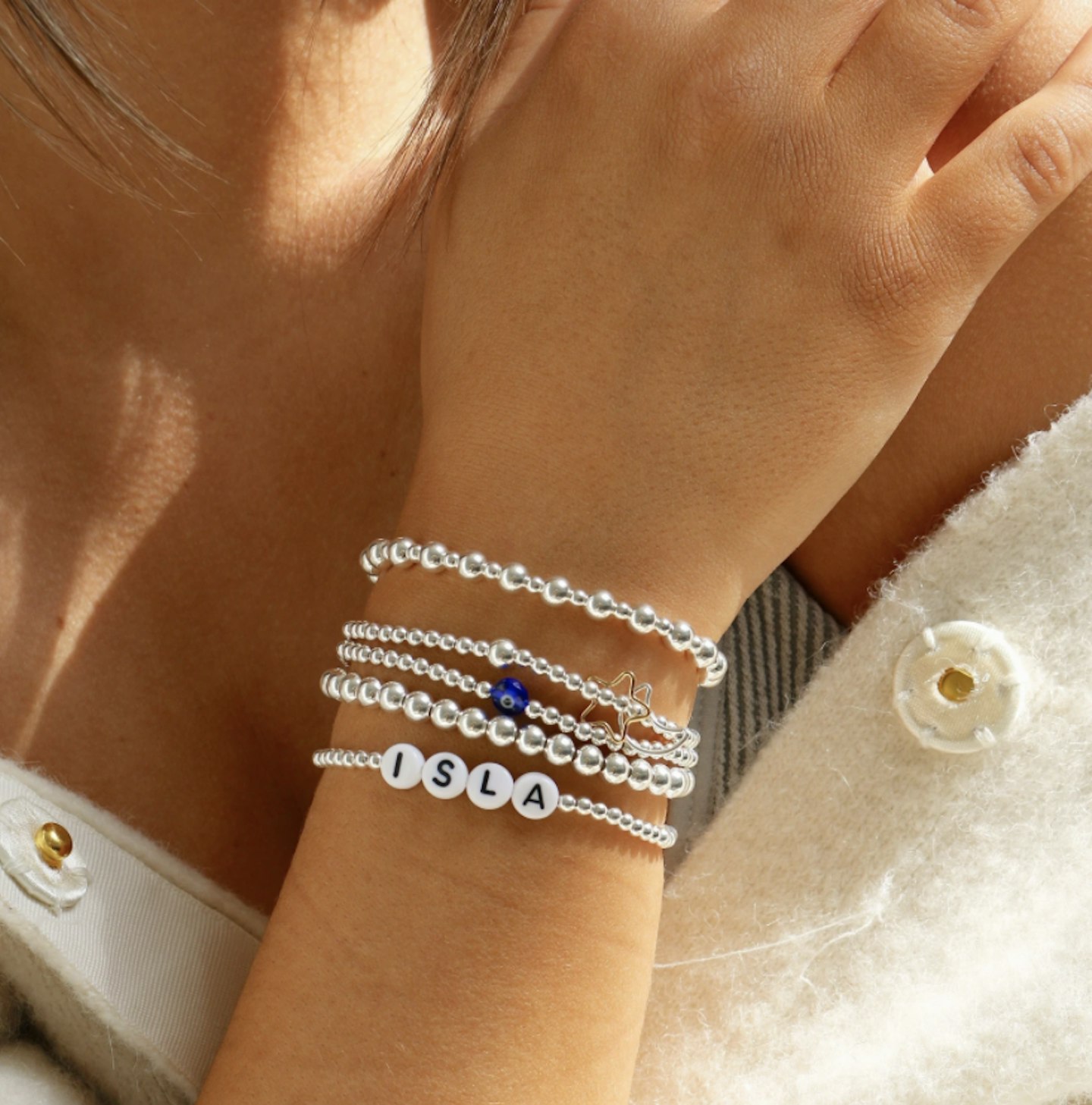 Personalised Sterling Silver bracelet