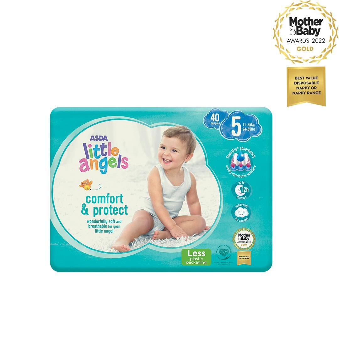 Asda pampers discount nappies size 5