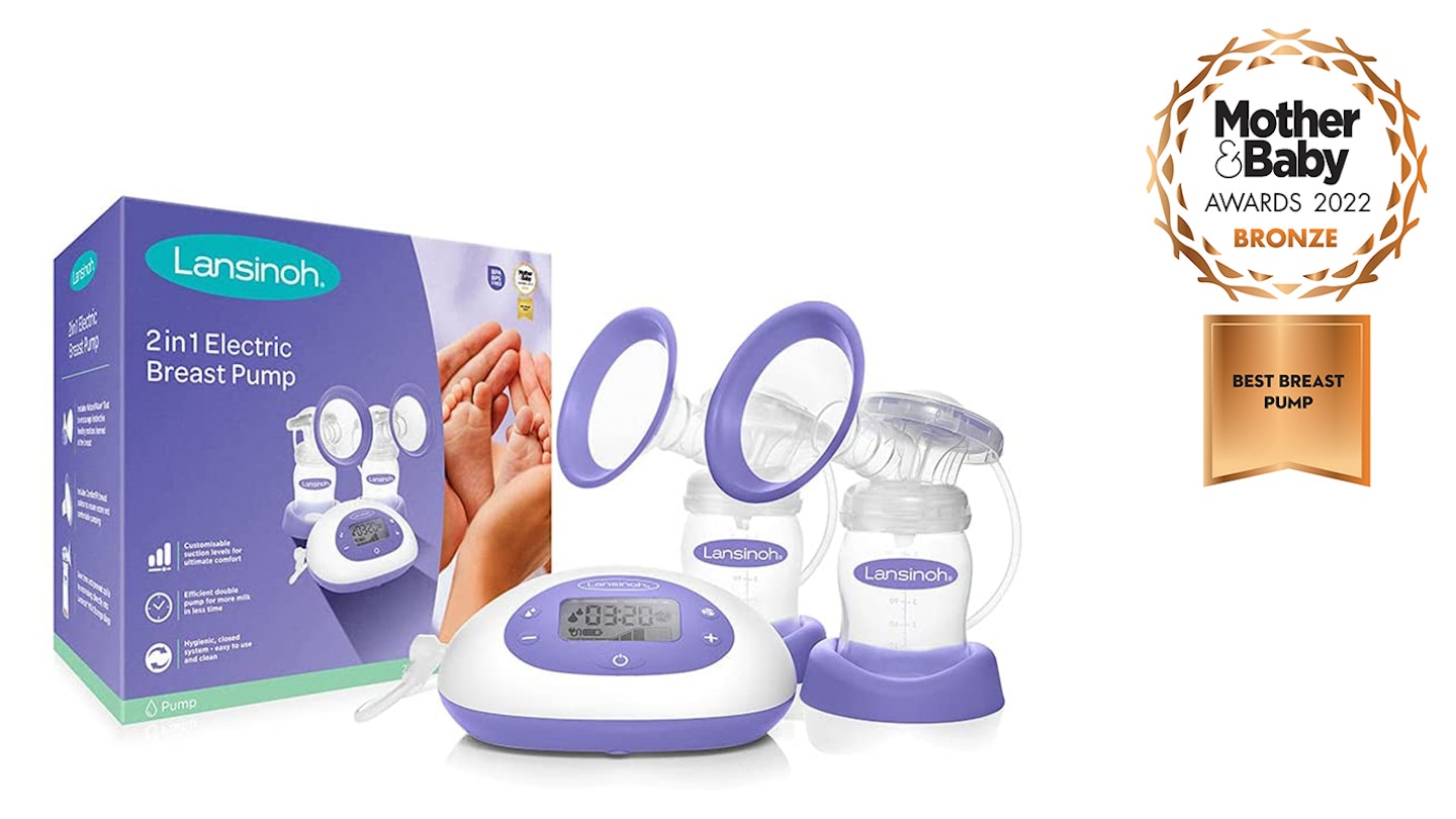 2-in-1 Double Electric Breast Pump by Lansinoh