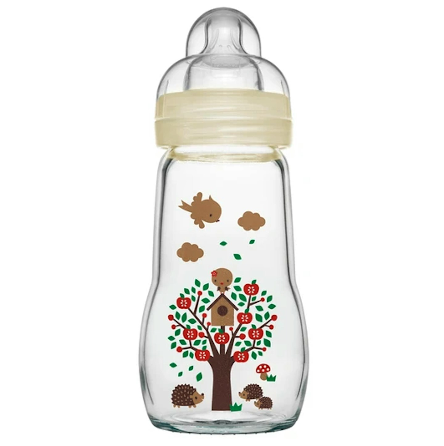 MAM Feel Good Glass Baby Bottle