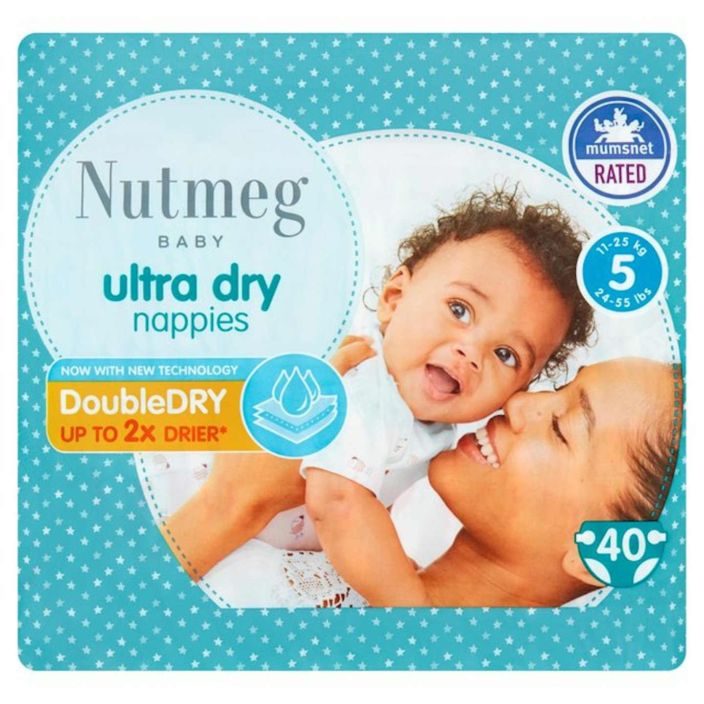 Nutmeg Ultra Dry Nappies 