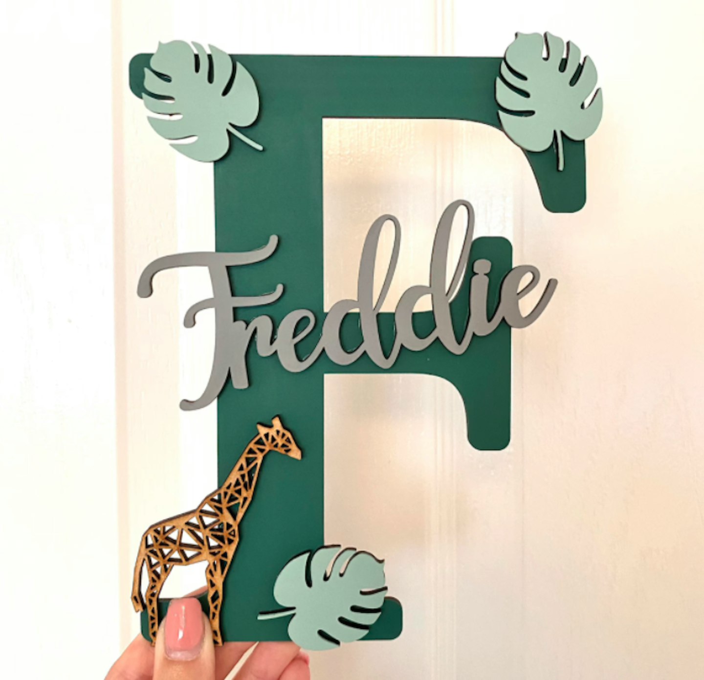Personalised Jungle name sign