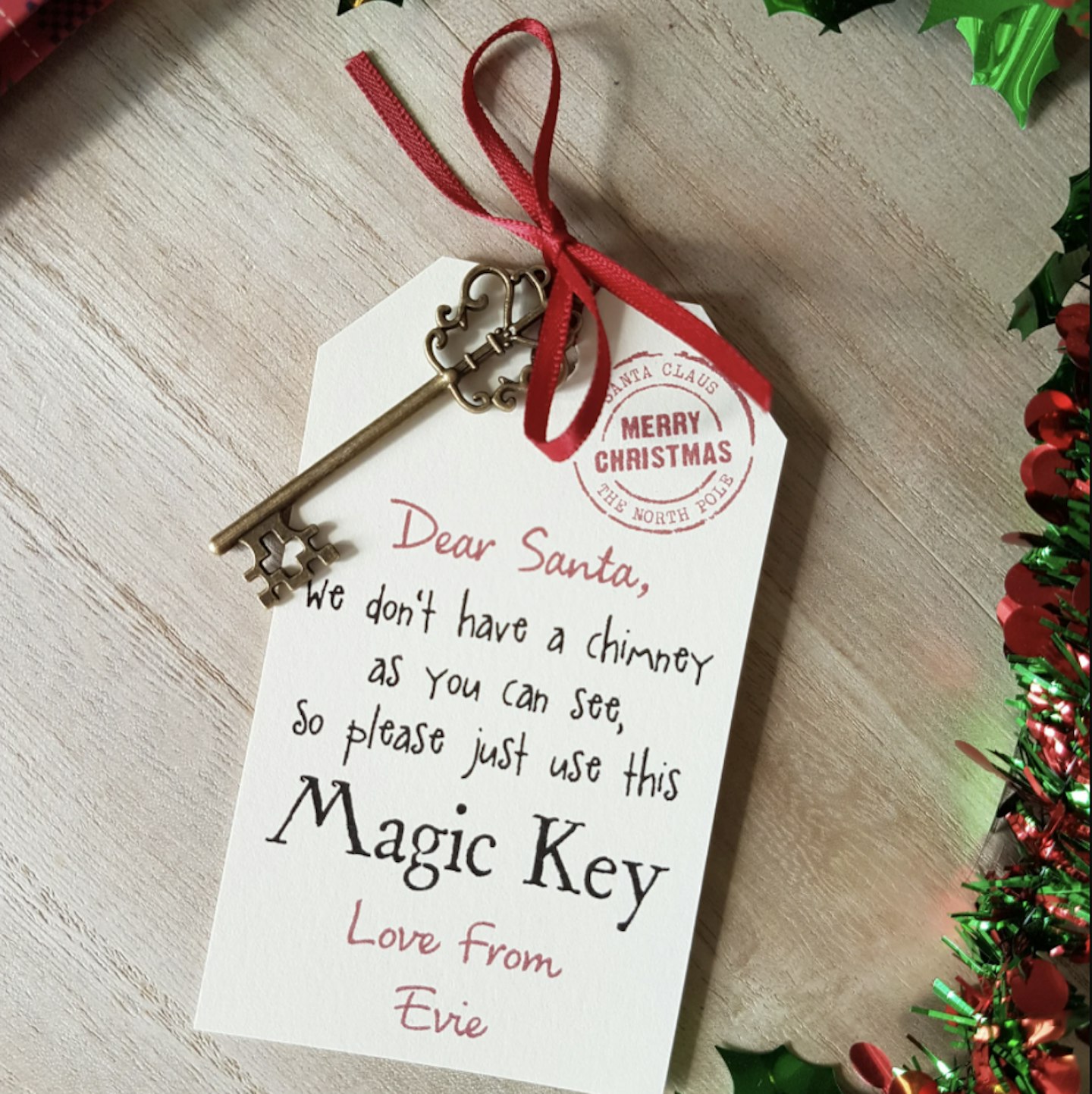 A Little Bit Vintage Co Santa's Magic Key