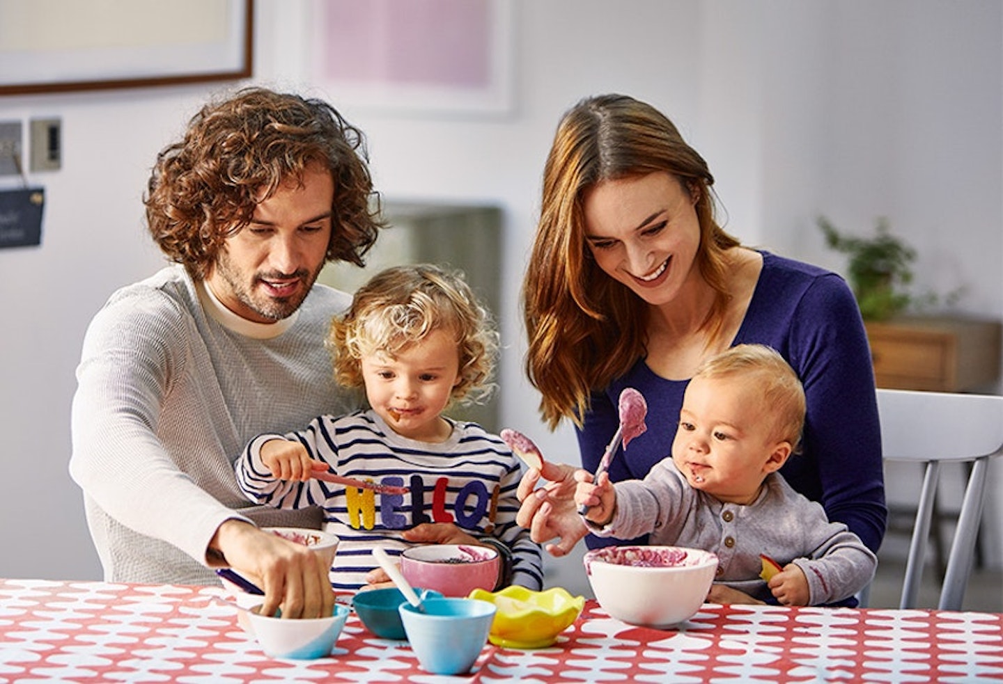 Joe Wicks and family