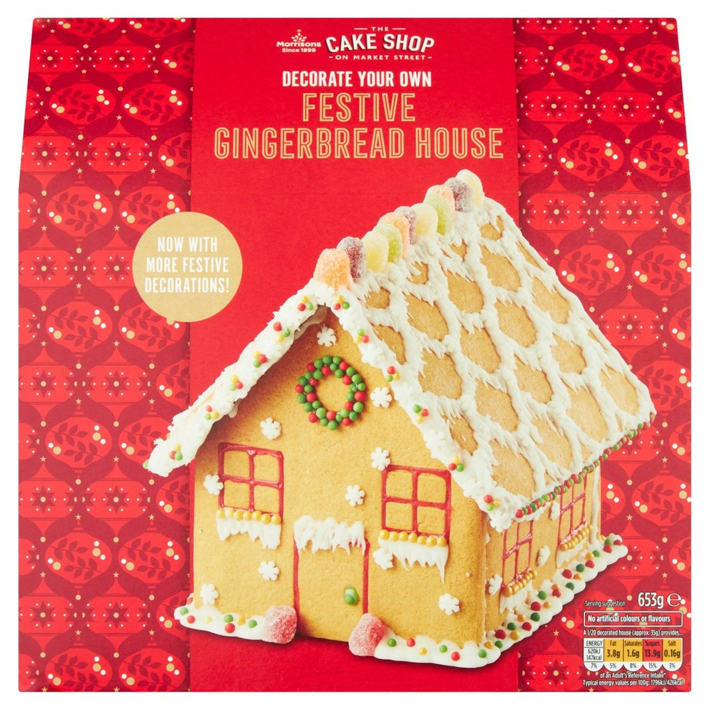 Morrisons Decorate Your Own Festive Gingerbread House