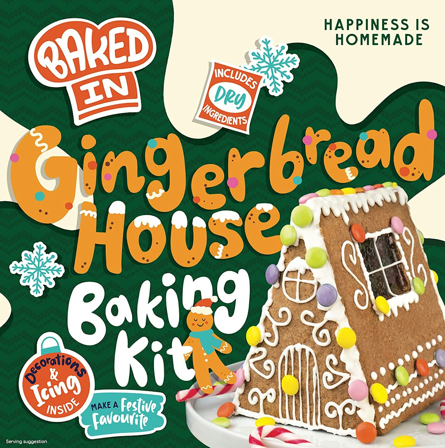 Bakedin - Ginger Bread House Baking Kit