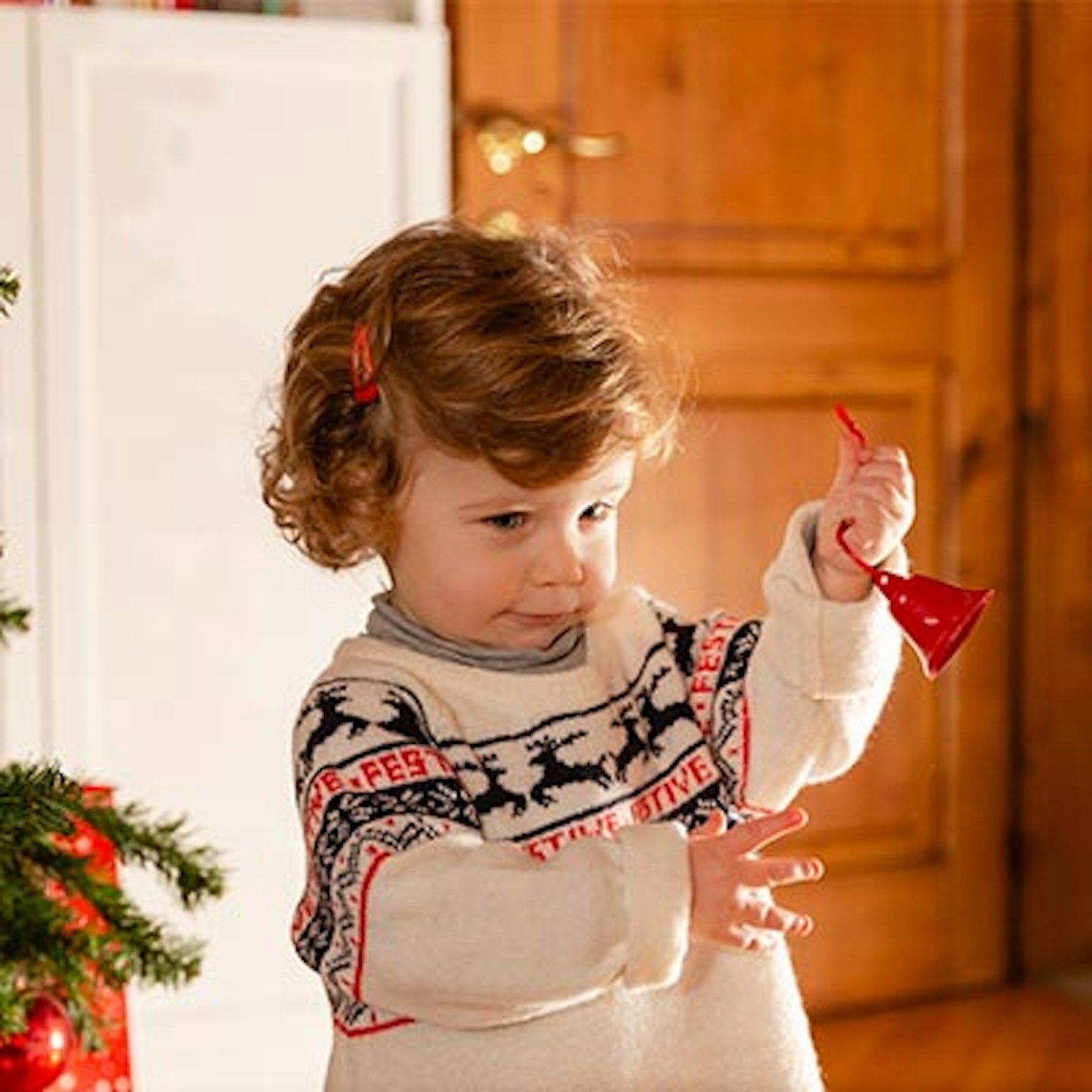 toddler ringing bell
