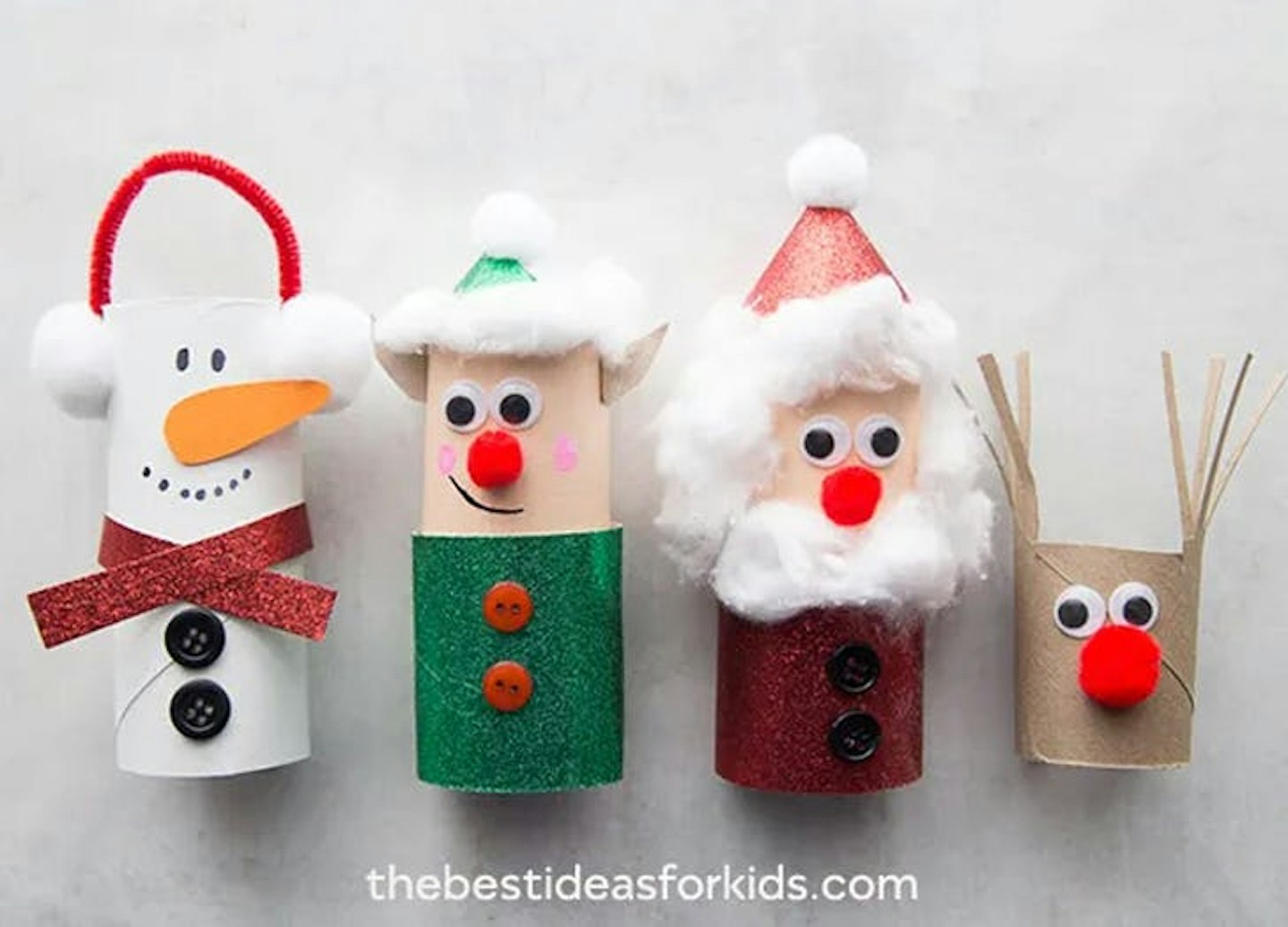Christmas toilet paper crafts